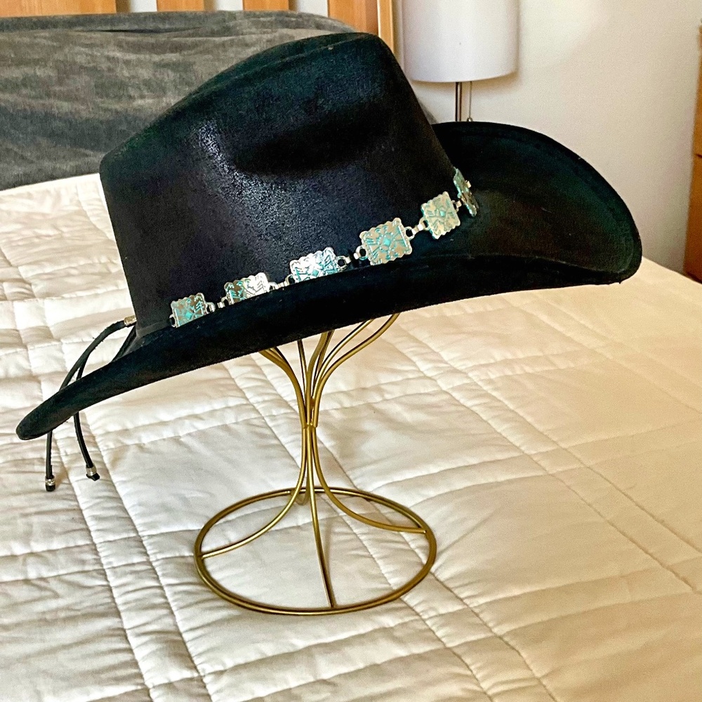 Freebird Cowgirl Hat style Lasso - Turquoise Distressed - One Size